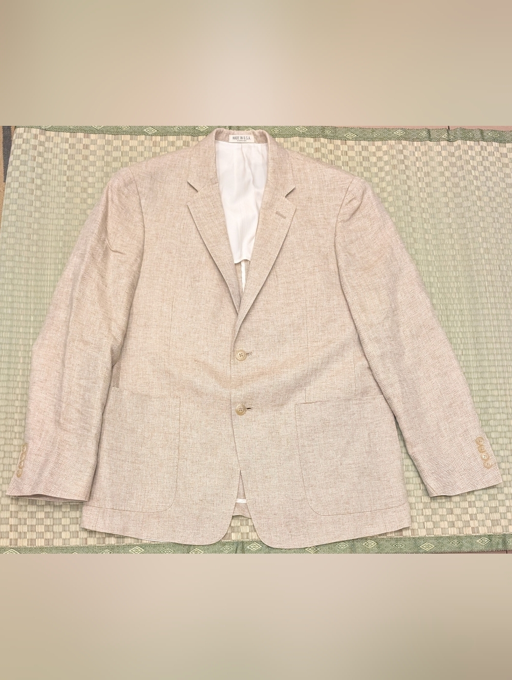Todd Snyder Mayfair Fit 100% Linen Sport Coat Men's Size 40R Made in USA